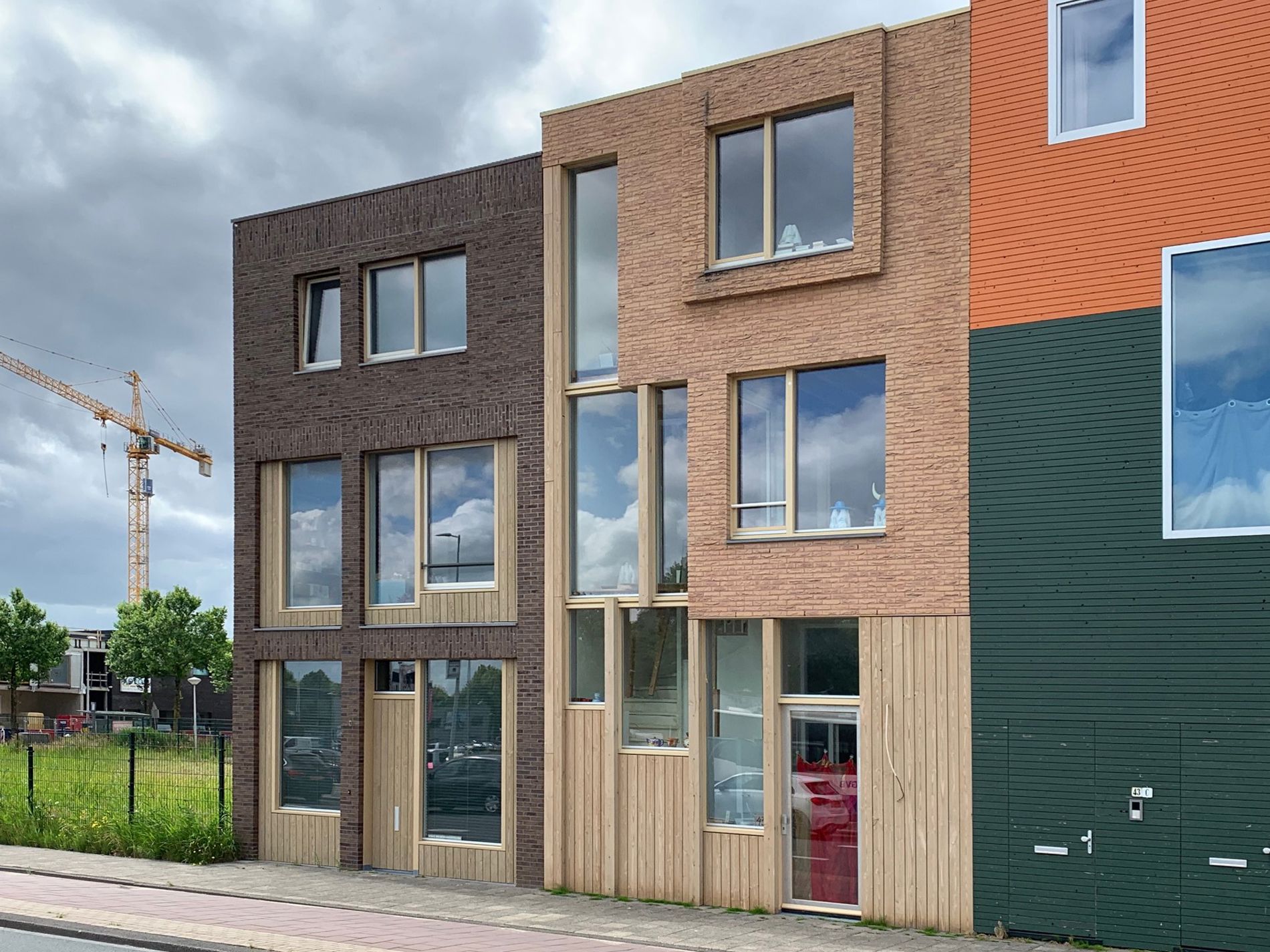 Nieuwbouwwoningen in Buiksloterham, Amsterdam-Noord